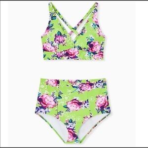 NWOT Torrid‎ sz 5 Floral Swim Bathing Suit Bottoms 5X